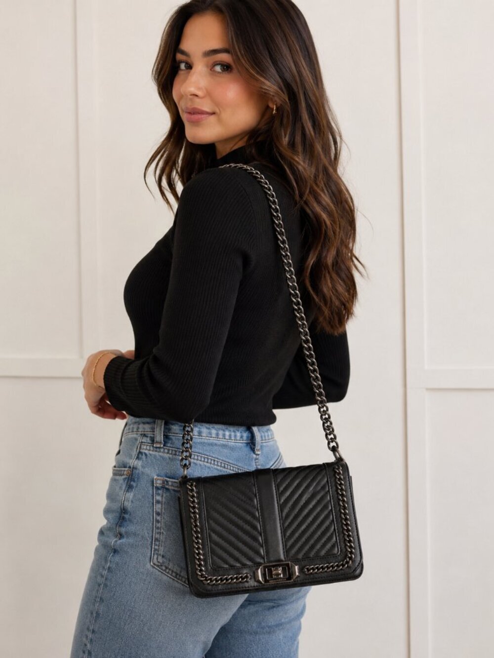 Rebecca Minkoff Chevron Quilted Crossbody Bag